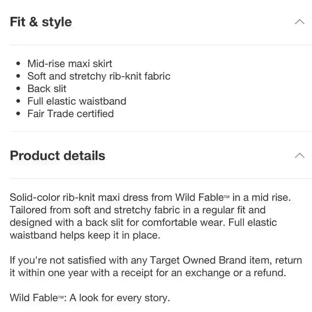 Women’s Wild Fable Embellished Maxi Skirt Black XL